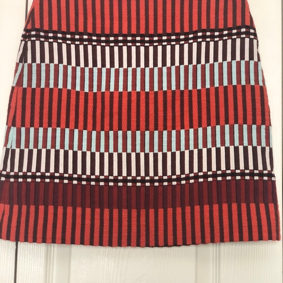 Ann Taylor Dresses & Skirts - Ann Taylor Multicolored Geometric A-line Mini Skirt